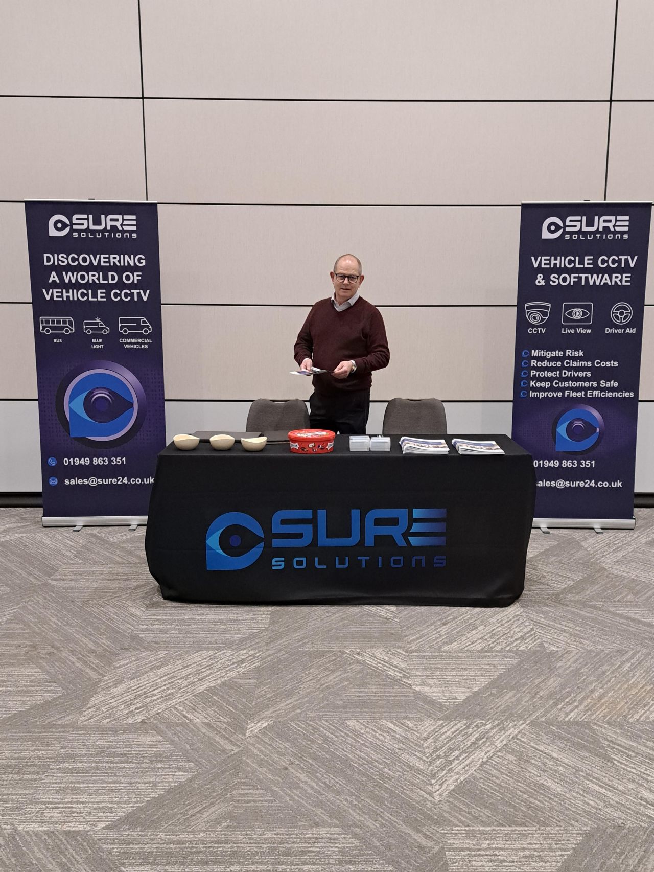 SURE Solutions exhibition stand